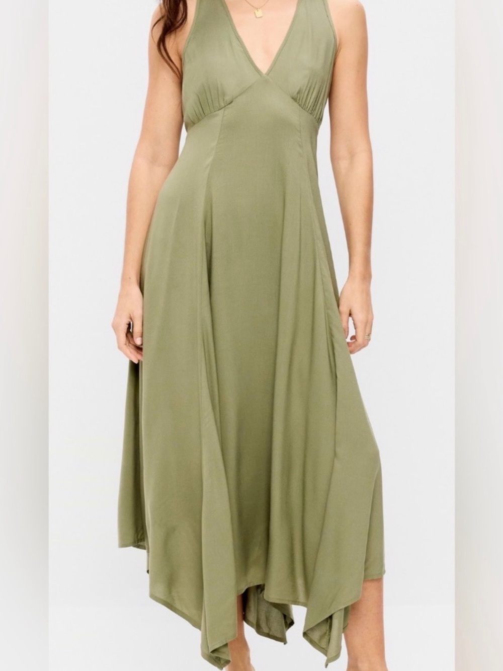 Old Navy  Handkerchief Hem Midi Dress